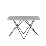 Konferenční stolek Tristar, bílý, 80x80