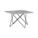Konferenční stolek Tristar, bílý, 80x80