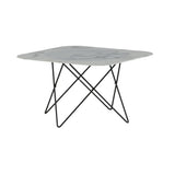 Konferenční stolek Tristar, bílý, 80x80