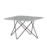 Konferenční stolek Tristar, bílý, 80x80