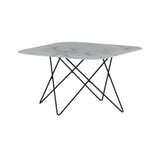 Konferenční stolek Tristar, bílý, 80x80