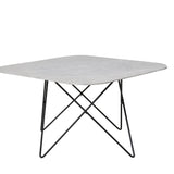 Konferenční stolek Tristar, šedý, 80x80