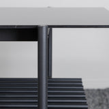 Konferenční stolek Von Staf, černý, 60x120