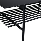 Konferenční stolek Von Staf, černý, 60x120