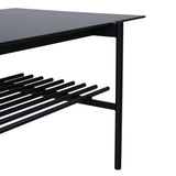 Konferenční stolek Von Staf, černý, 60x120