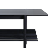 Konferenční stolek Von Staf, černý, 120x60