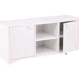 TV stolek Piring, bílý, 120x63