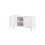 TV stolek Piring, bílý, 120x63