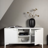 TV stolek Piring, bílý, 120x63