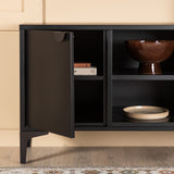 TV stolek Piring, černý, 120x63