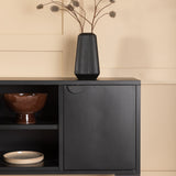 TV stolek Piring, černý, 120x63