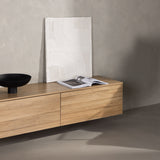 Komoda Frihamn, přírodní barva, 160x45