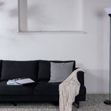 Stojací lampa Batang, tmavě šedá