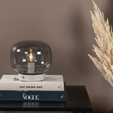 Stolní lampa Bollonelie, béžová