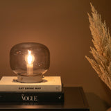 Stolní lampa Bollonelie, béžová