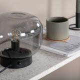 Stolní lampa Bollonelie, černá