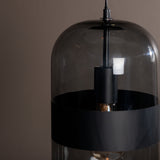 Závěsná lampa Dropp, černá