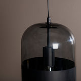 Závěsná lampa Dropp, černá