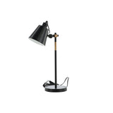 Stolní lampa Skott, černá