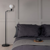 Stojací lampa Virro, černá