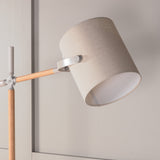 Stojací lampa Dennis, béžová