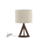 Stolní lampa Kona, hnědá