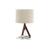 Stolní lampa Kona, hnědá