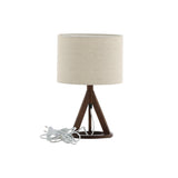 Stolní lampa Kona, hnědá
