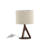 Stolní lampa Kona, hnědá