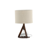 Stolní lampa Kona, hnědá