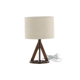 Stolní lampa Kona, hnědá