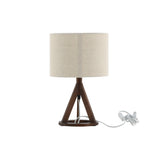 Stolní lampa Kona, hnědá