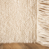 Obdélníkový koberec Betina, bílý, 250x80