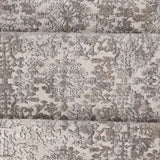 Obdélníkový koberec Cleo, stříbrný, 200x80