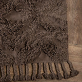 Obdélníkový koberec Hilma, hnědý, 200x70