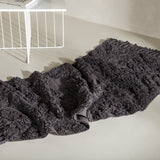 Obdélníkový koberec Hilma, tmavě šedý, 200x70