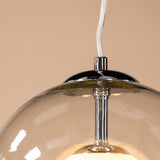 Závěsná lampa Roche, průhledná