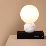 Stolní lampa Metz, bílá