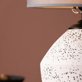 Stolní lampa Sisteron, bílá