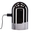 Stolní lampa Quentin, kouřové sklo