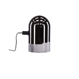 Stolní lampa Quentin, kouřové sklo