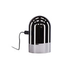 Stolní lampa Quentin, kouřové sklo