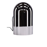Stolní lampa Quentin, kouřové sklo