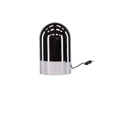 Stolní lampa Quentin, kouřové sklo