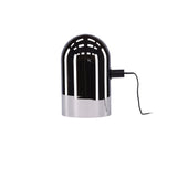 Stolní lampa Quentin, kouřové sklo