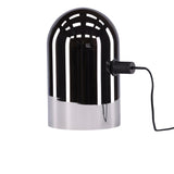 Stolní lampa Quentin, kouřové sklo