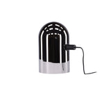 Stolní lampa Quentin, kouřové sklo