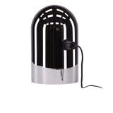 Stolní lampa Quentin, kouřové sklo