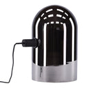 Stolní lampa Quentin, kouřové sklo