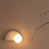 Nástěnná lampa Abbeville, bílá